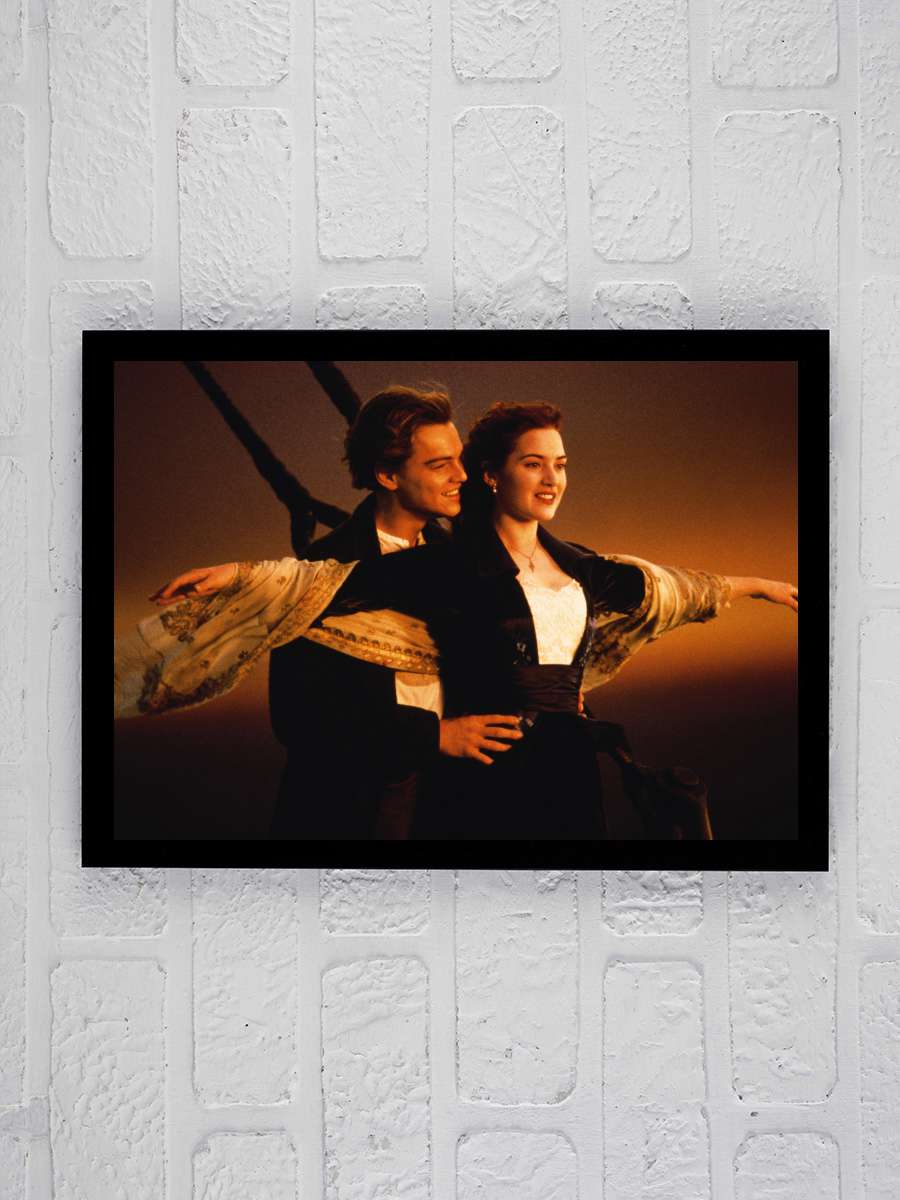 Titanik - Titanic Film Tablo Siyah Çerçeveli Film Poster Afiş Tablo