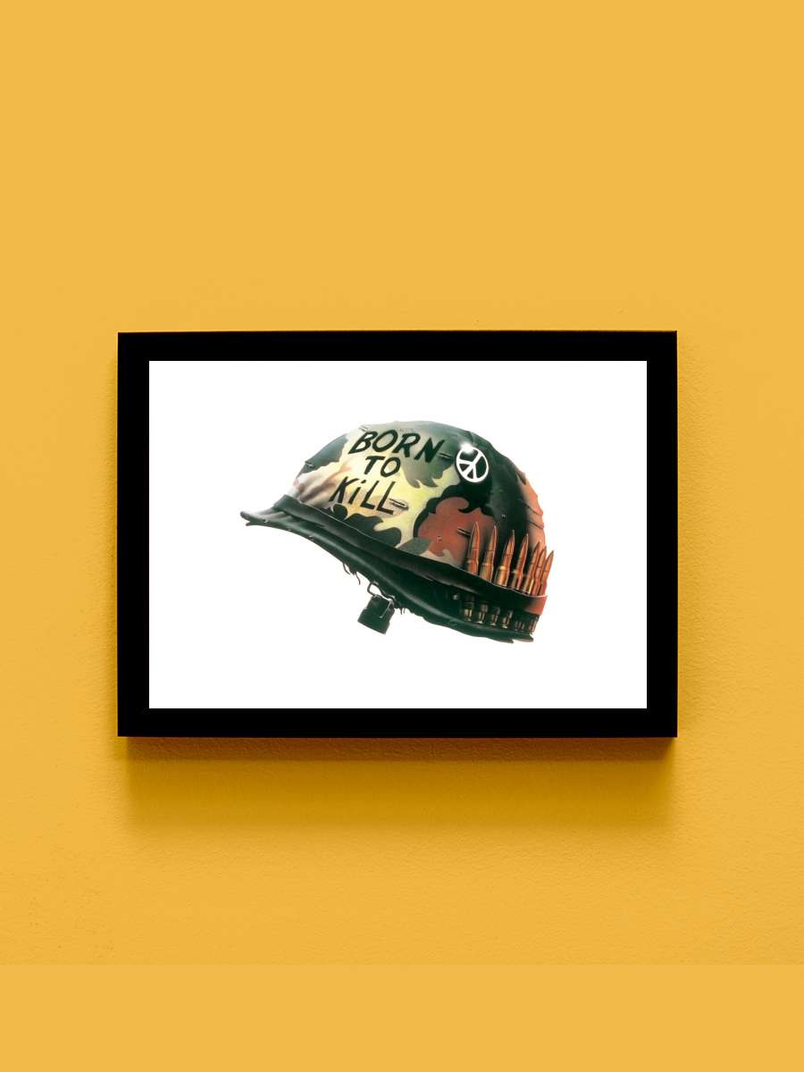 Full Metal Jacket Film Tablo Siyah Çerçeveli Film Poster Afiş Tablo