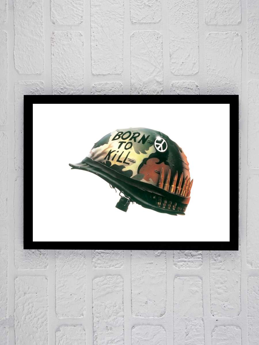 Full Metal Jacket Film Tablo Siyah Çerçeveli Film Poster Afiş Tablo