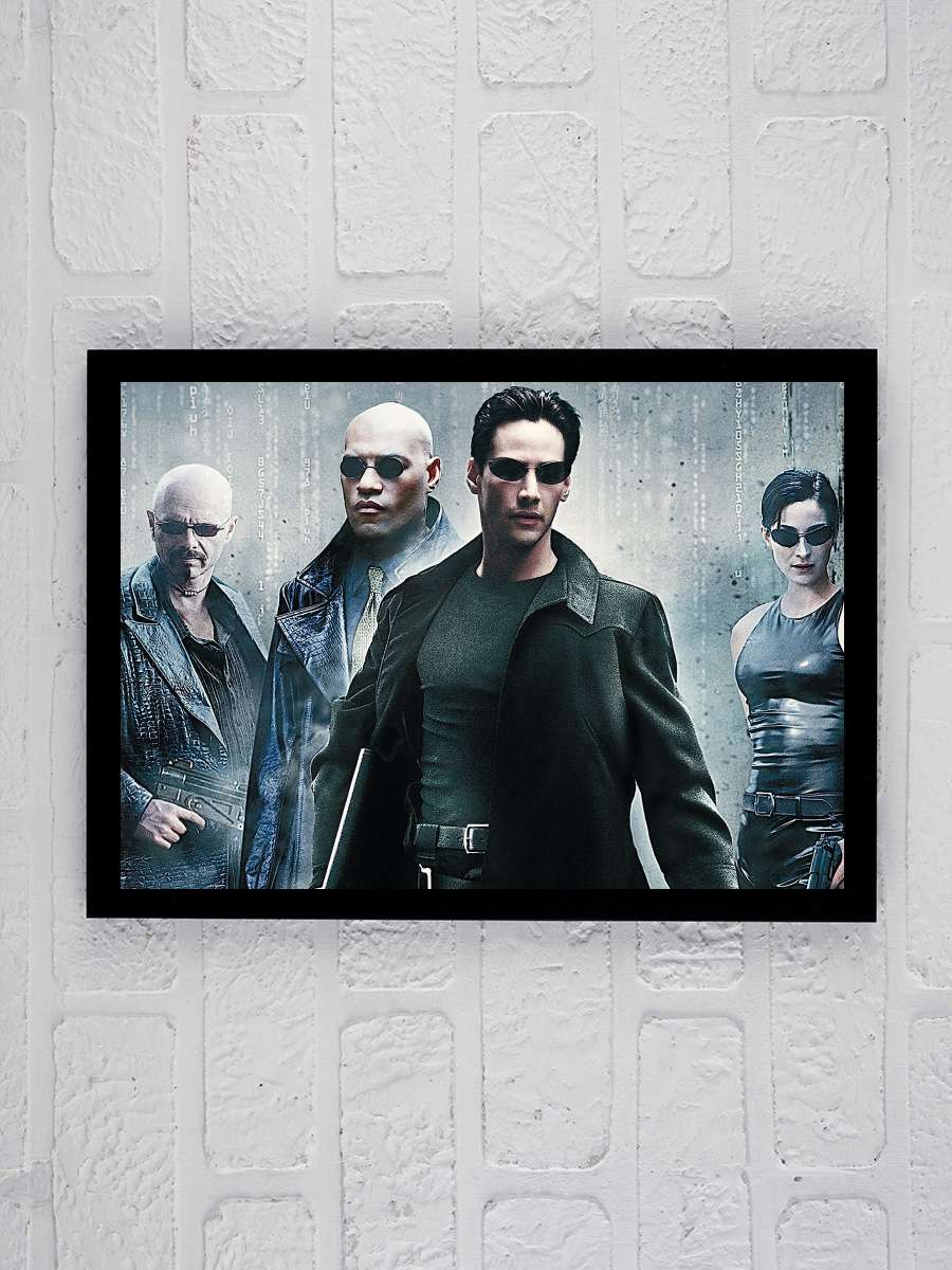 Matrix - The Matrix Film Tablo Siyah Çerçeveli Film Poster Afiş Tablo