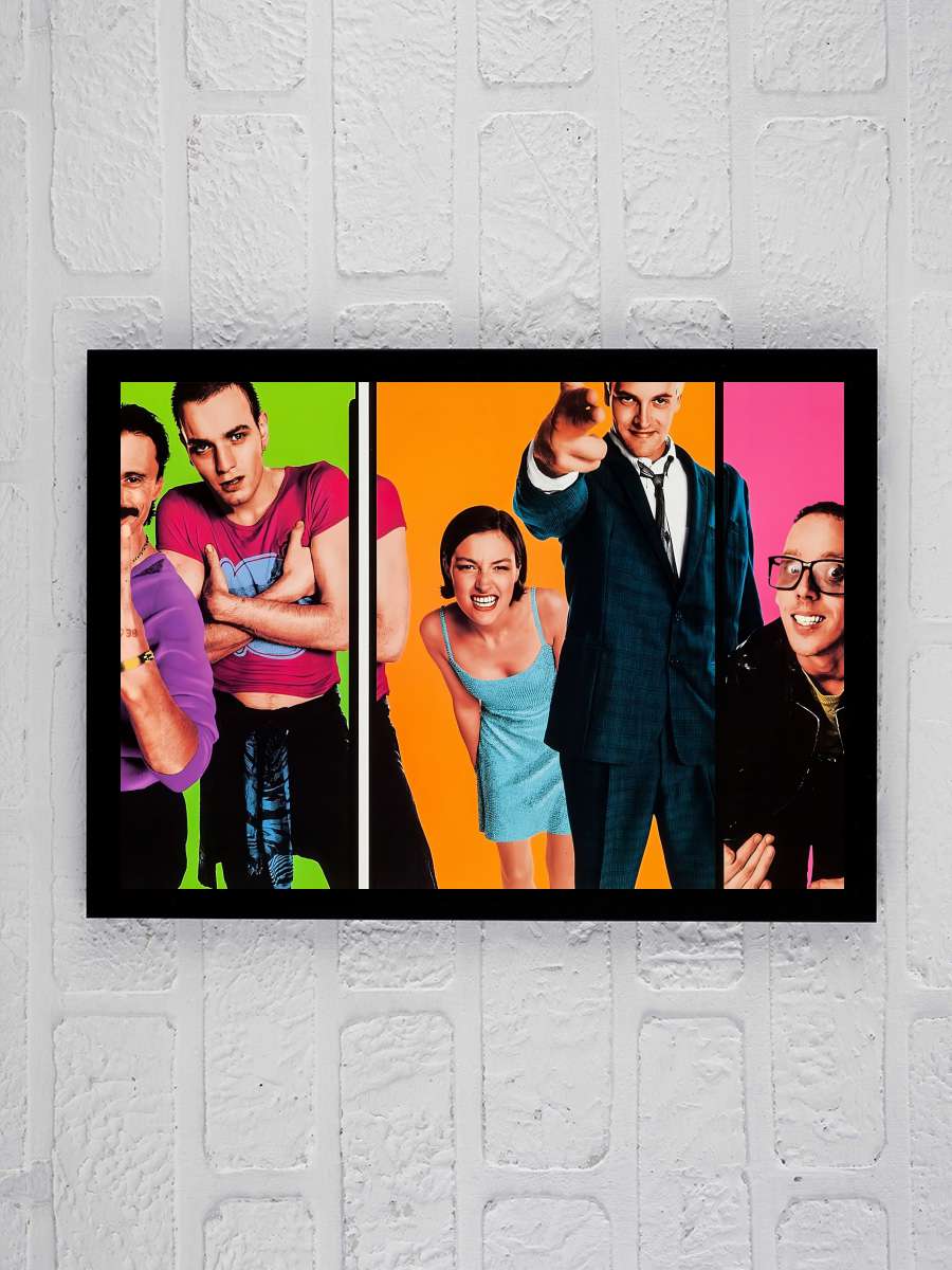 Trainspotting Film Tablo Siyah Çerçeveli Film Poster Afiş Tablo