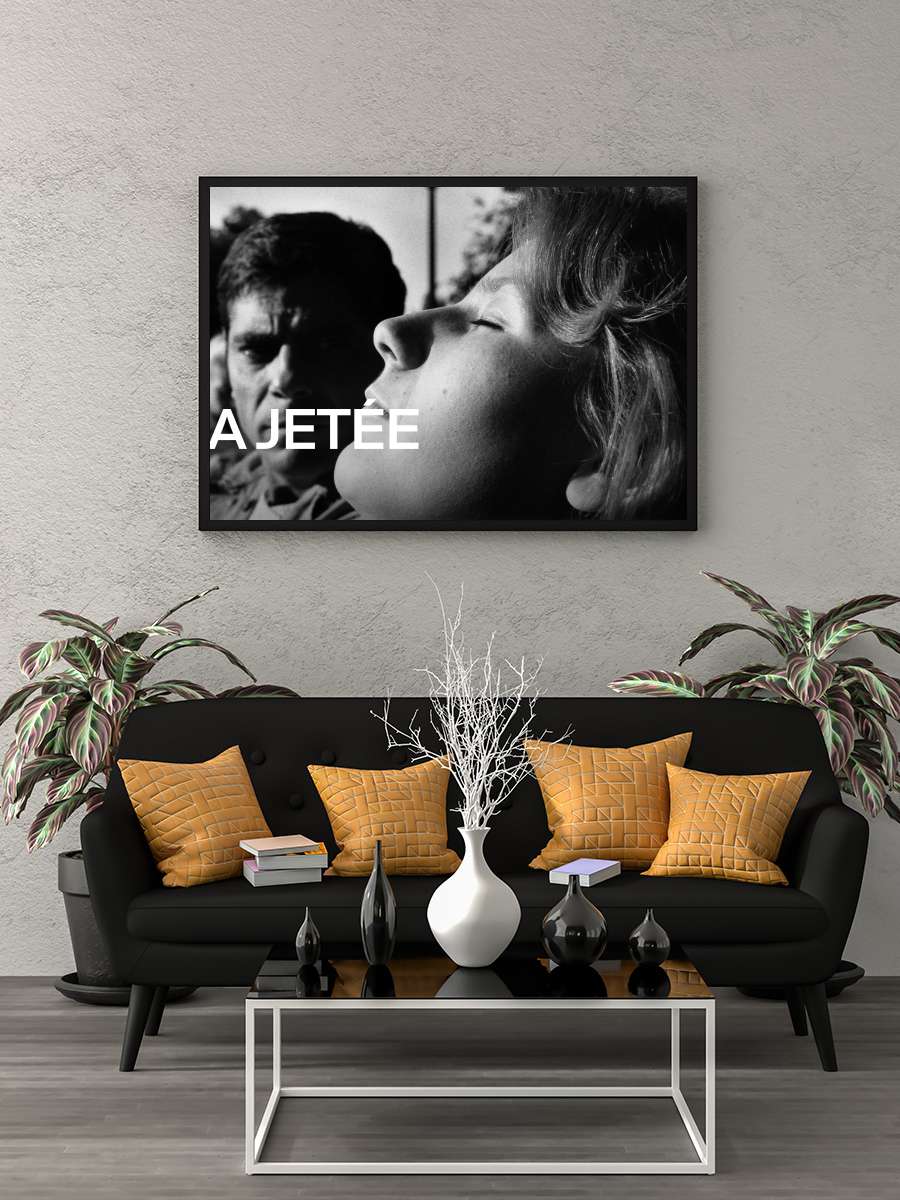 İskele - La Jetée Film Tablo Siyah Çerçeveli Film Poster Afiş Tablo