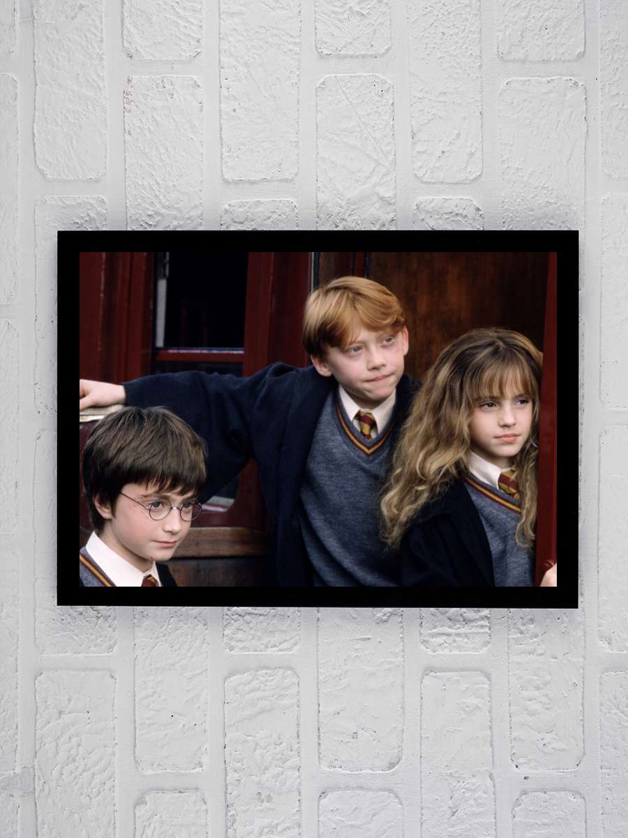 Harry Potter ve Felsefe Taşı - Harry Potter and the Philosopher's Stone Film Tablo Siyah Çerçeveli Film Poster Afiş Tablo