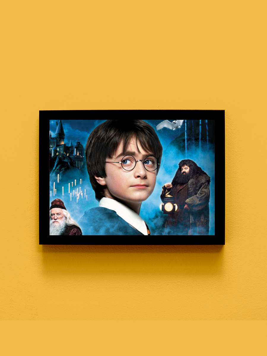 Harry Potter ve Felsefe Taşı - Harry Potter and the Philosopher's Stone Film Tablo Siyah Çerçeveli Film Poster Afiş Tablo