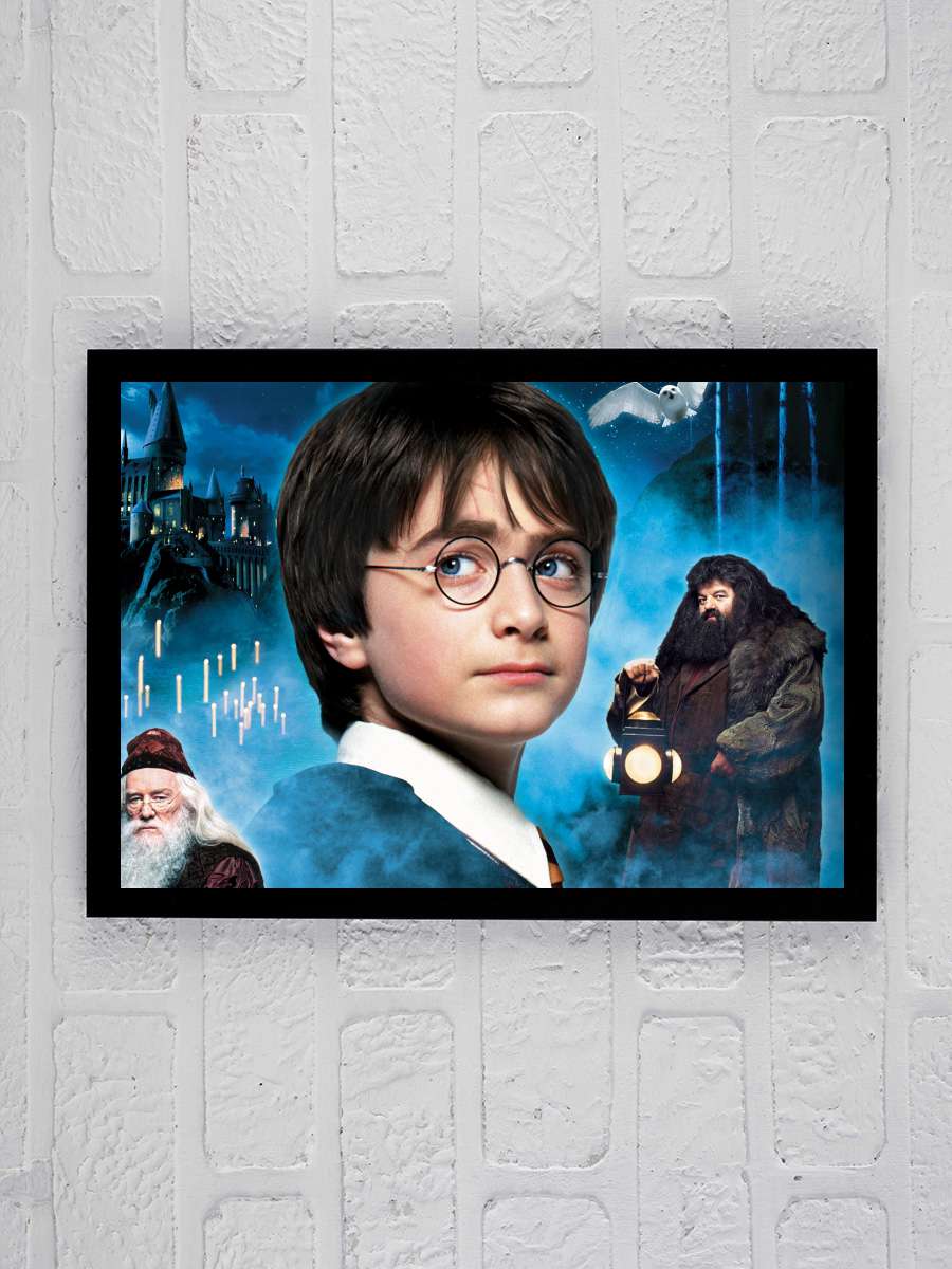 Harry Potter ve Felsefe Taşı - Harry Potter and the Philosopher's Stone Film Tablo Siyah Çerçeveli Film Poster Afiş Tablo