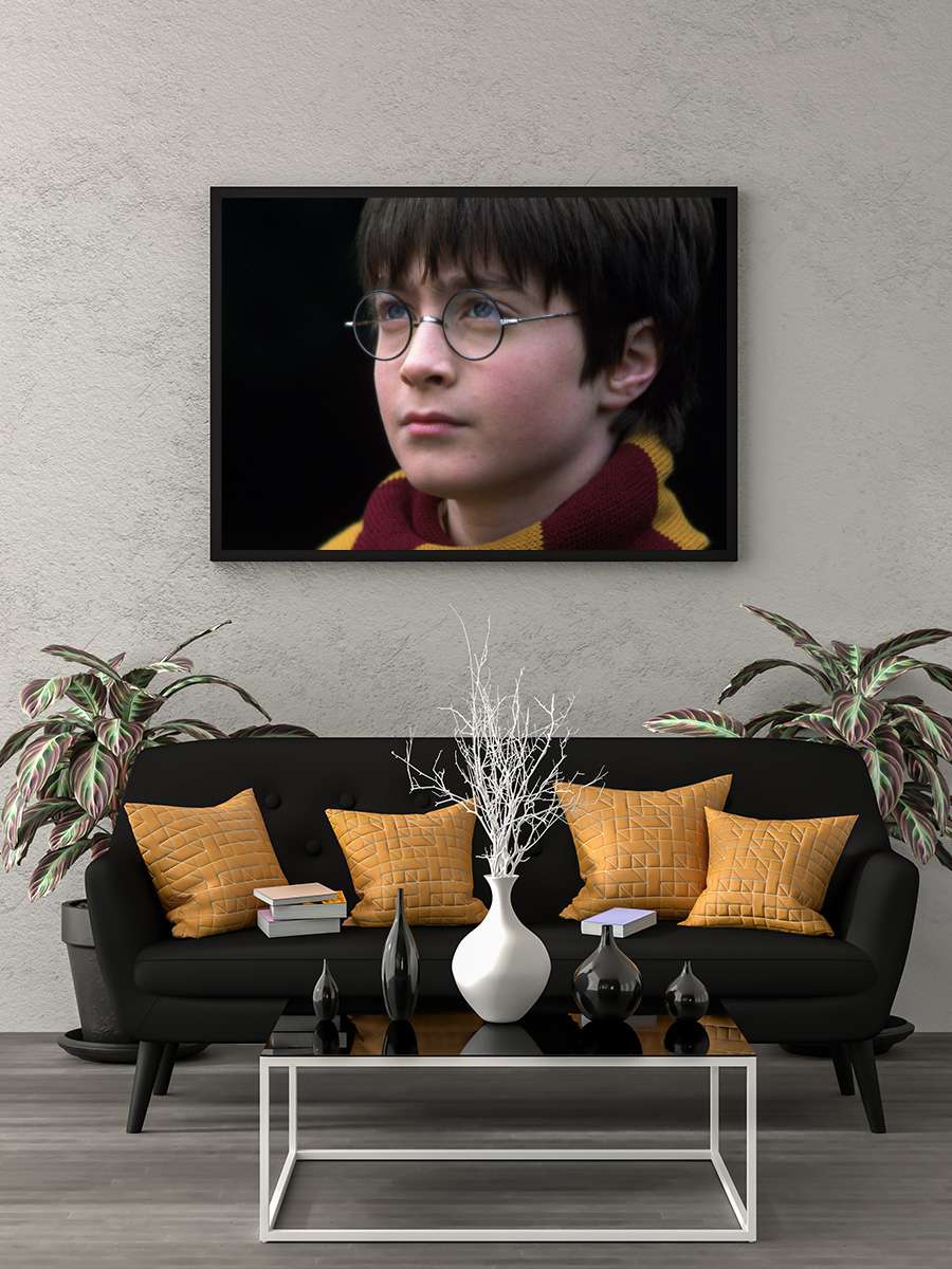 Harry Potter ve Felsefe Taşı - Harry Potter and the Philosopher's Stone Film Tablo Siyah Çerçeveli Film Poster Afiş Tablo