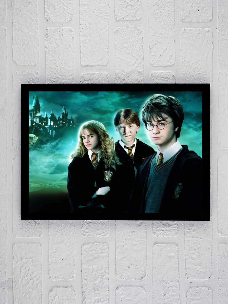 Harry Potter ve Sırlar Odası - Harry Potter and the Chamber of Secrets Film Tablo Siyah Çerçeveli Film Poster Afiş Tablo