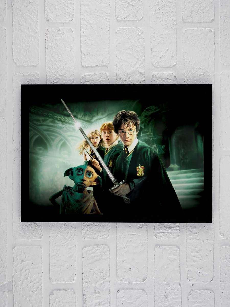 Harry Potter ve Sırlar Odası - Harry Potter and the Chamber of Secrets Film Tablo Siyah Çerçeveli Film Poster Afiş Tablo