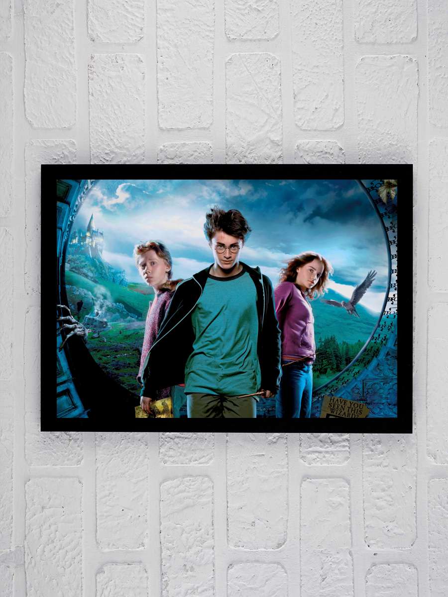 Harry Potter ve Azkaban Tutsağı - Harry Potter and the Prisoner of Azkaban Film Tablo Siyah Çerçeveli Film Poster Afiş Tablo