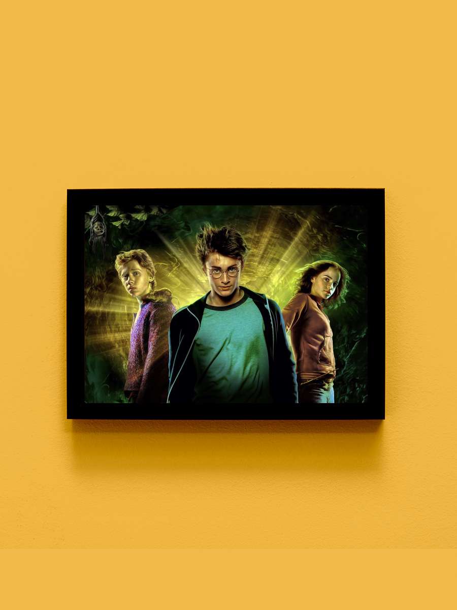 Harry Potter ve Azkaban Tutsağı - Harry Potter and the Prisoner of Azkaban Film Tablo Siyah Çerçeveli Film Poster Afiş Tablo