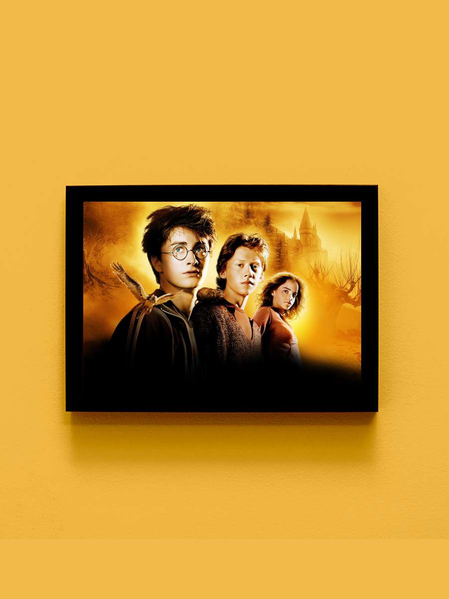 Harry Potter ve Azkaban Tutsağı - Harry Potter and the Prisoner of Azkaban Film Tablo Siyah Çerçeveli Film Poster Afiş Tablo