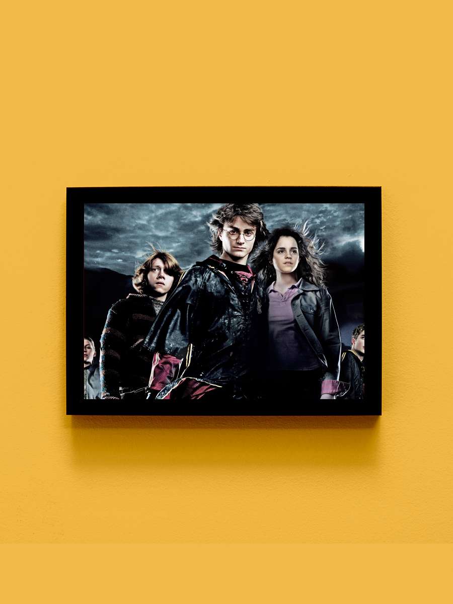 Harry Potter ve Ateş Kadehi - Harry Potter and the Goblet of Fire Film Tablo Siyah Çerçeveli Film Poster Afiş Tablo