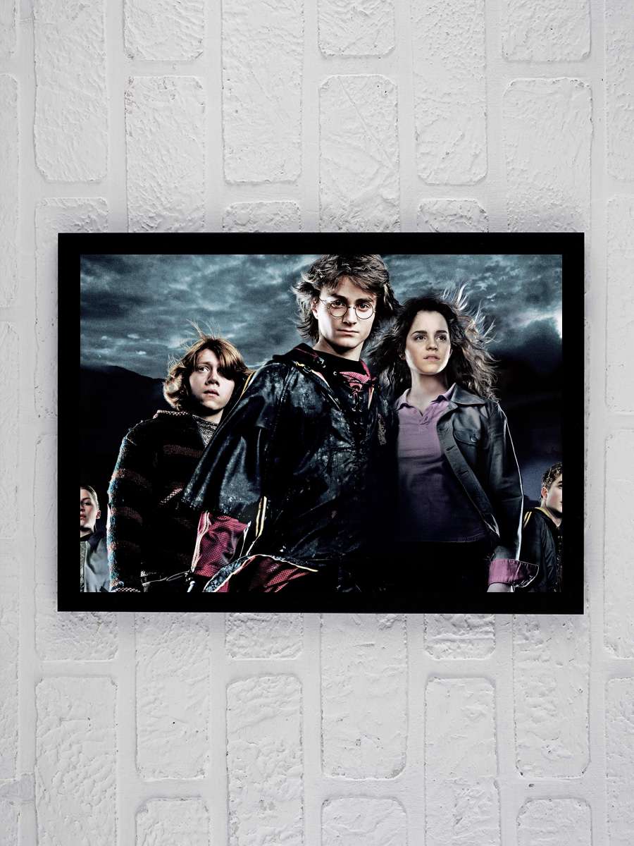 Harry Potter ve Ateş Kadehi - Harry Potter and the Goblet of Fire Film Tablo Siyah Çerçeveli Film Poster Afiş Tablo