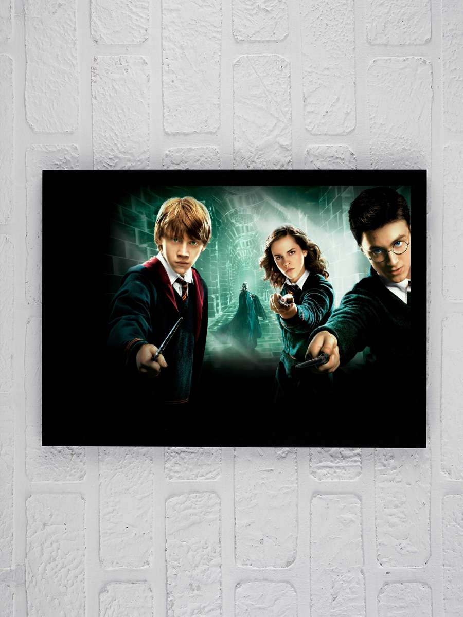 Harry Potter ve Zümrüdüanka Yoldaşlığı - Harry Potter and the Order of the Phoenix Film Tablo Siyah Çerçeveli Film Poster Afiş Tablo