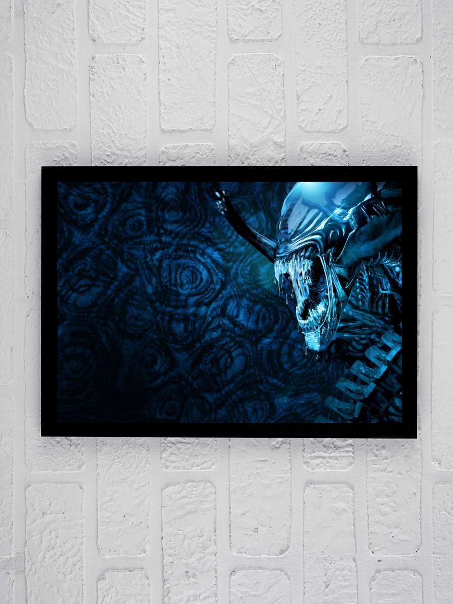 Yaratığın Dönüşü - Aliens Film Tablo Siyah Çerçeveli Film Poster Afiş Tablo