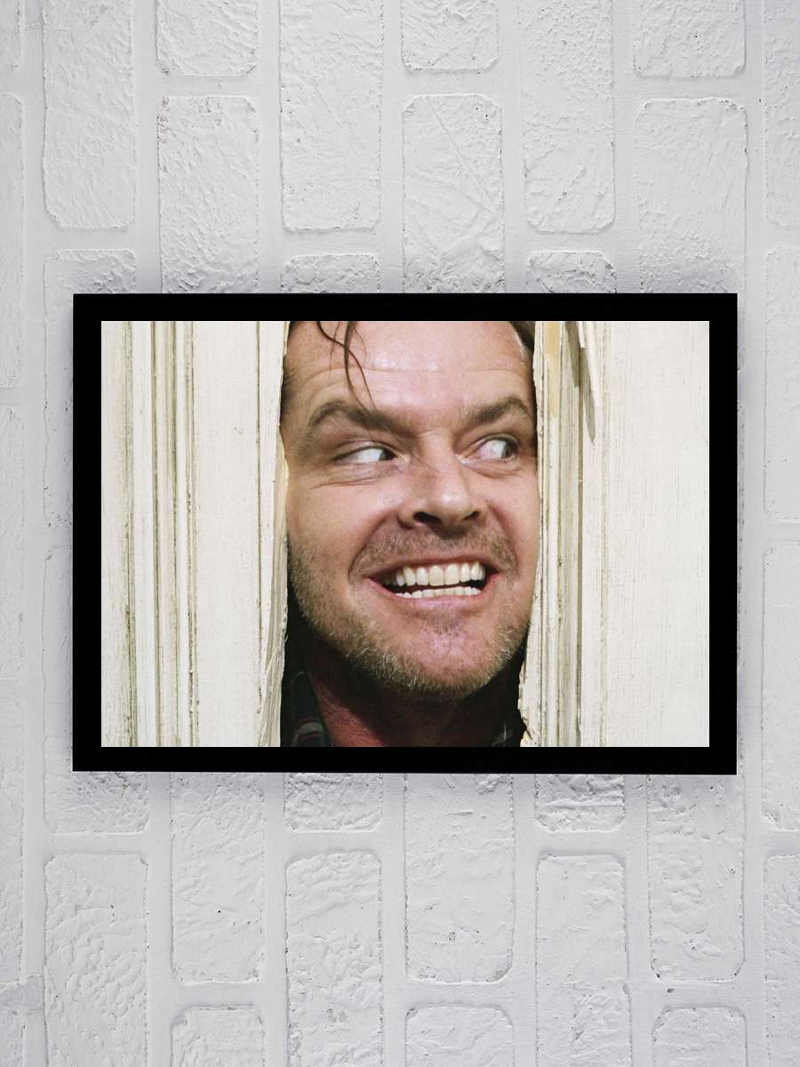 Cinnet - The Shining Film Tablo Siyah Çerçeveli Film Poster Afiş Tablo