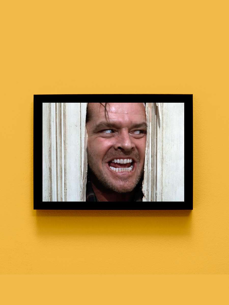 Cinnet - The Shining Film Tablo Siyah Çerçeveli Film Poster Afiş Tablo