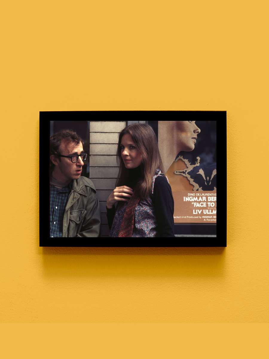 Annie Hall Film Tablo Siyah Çerçeveli Film Poster Afiş Tablo