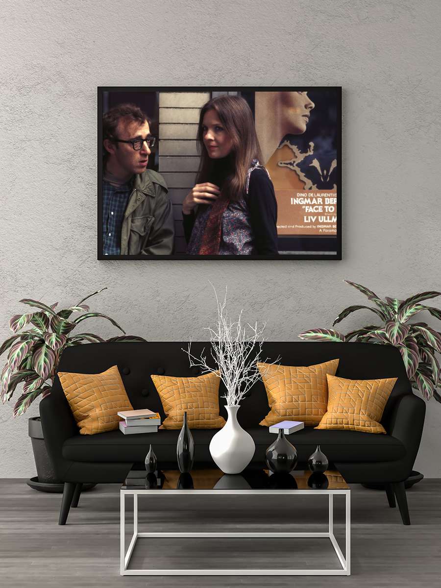 Annie Hall Film Tablo Siyah Çerçeveli Film Poster Afiş Tablo