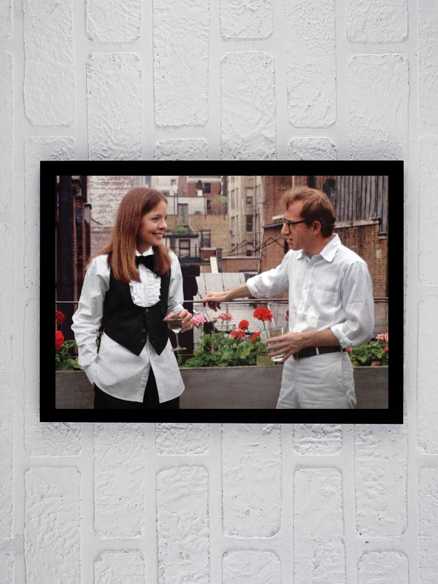 Annie Hall Film Tablo Siyah Çerçeveli Film Poster Afiş Tablo