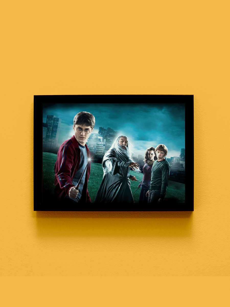 Harry Potter ve Melez Prens - Harry Potter and the Half-Blood Prince Film Tablo Siyah Çerçeveli Film Poster Afiş Tablo