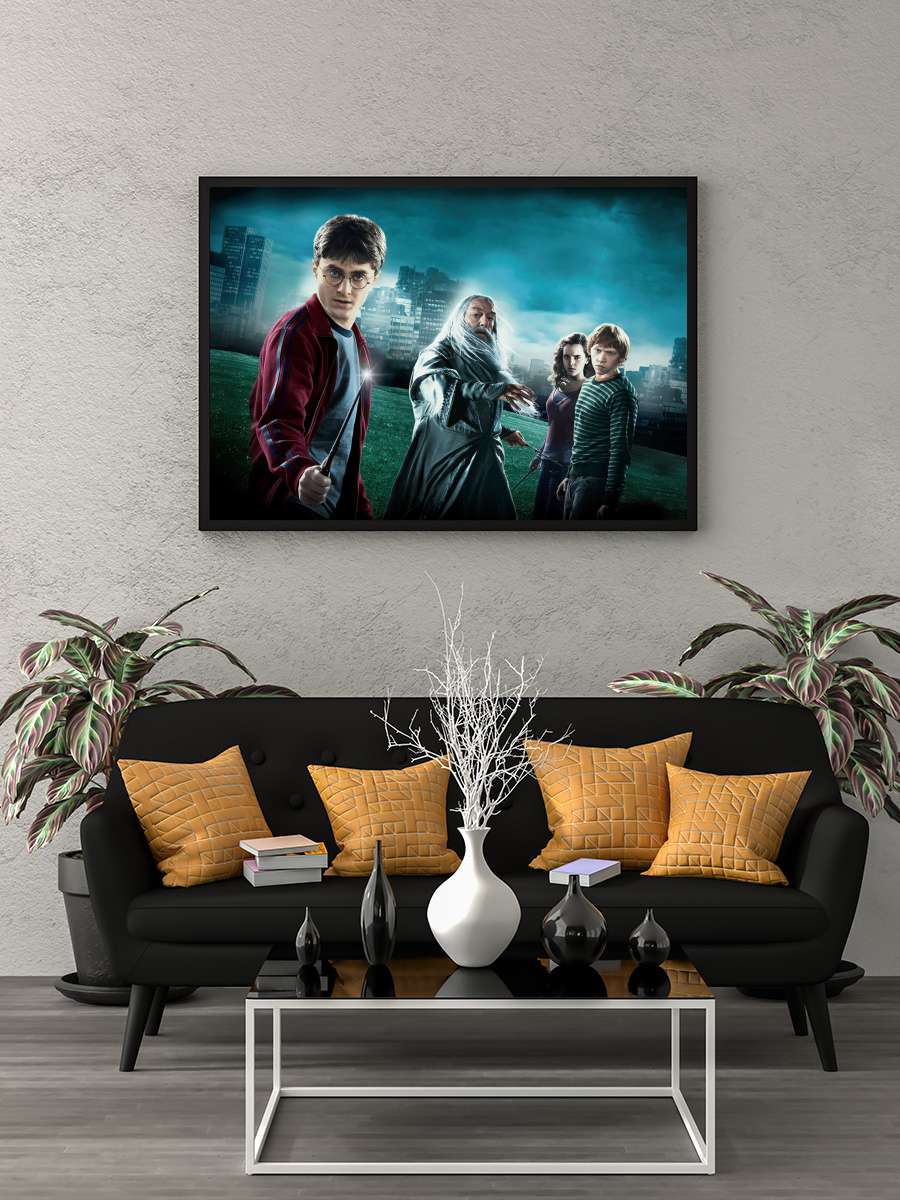 Harry Potter ve Melez Prens - Harry Potter and the Half-Blood Prince Film Tablo Siyah Çerçeveli Film Poster Afiş Tablo