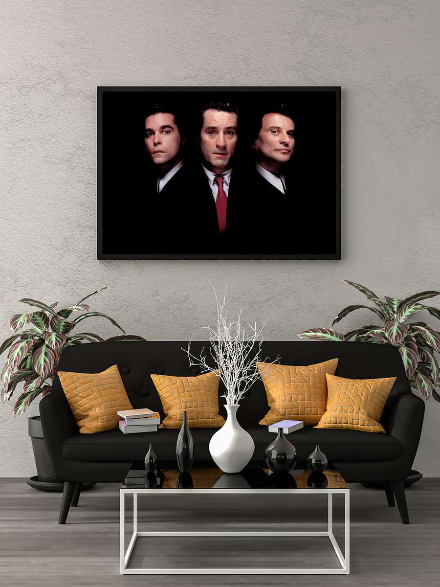 Sıkı Dostlar - GoodFellas Film Tablo Siyah Çerçeveli Film Poster Afiş Tablo