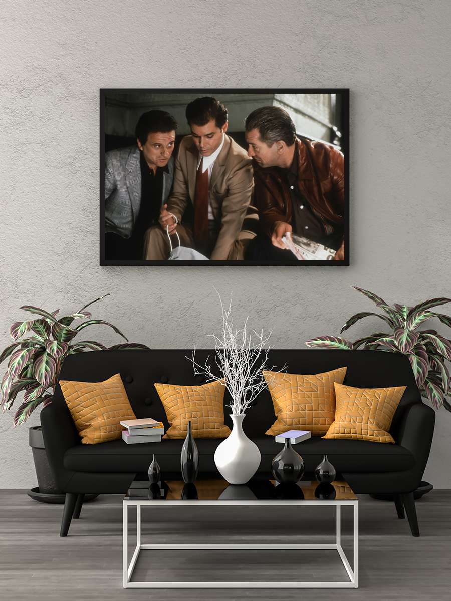 Sıkı Dostlar - GoodFellas Film Tablo Siyah Çerçeveli Film Poster Afiş Tablo