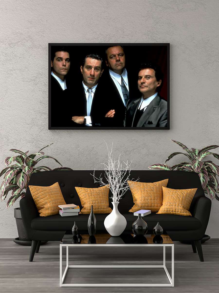 Sıkı Dostlar - GoodFellas Film Tablo Siyah Çerçeveli Film Poster Afiş Tablo