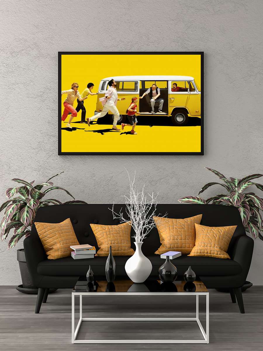 Küçük Gün Işığım - Little Miss Sunshine Film Tablo Siyah Çerçeveli Film Poster Afiş Tablo