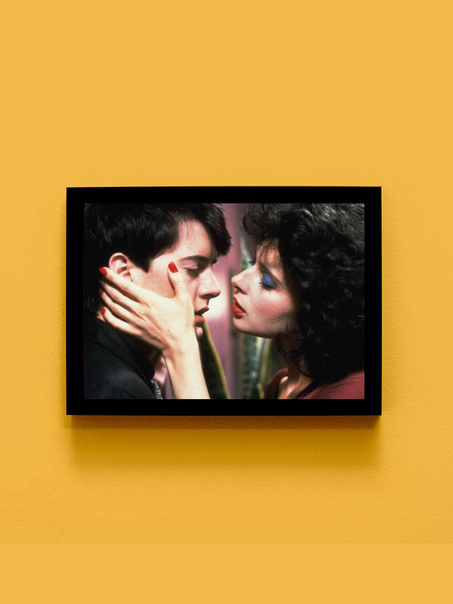 Mavi Kadife - Blue Velvet Film Tablo Siyah Çerçeveli Film Poster Afiş Tablo