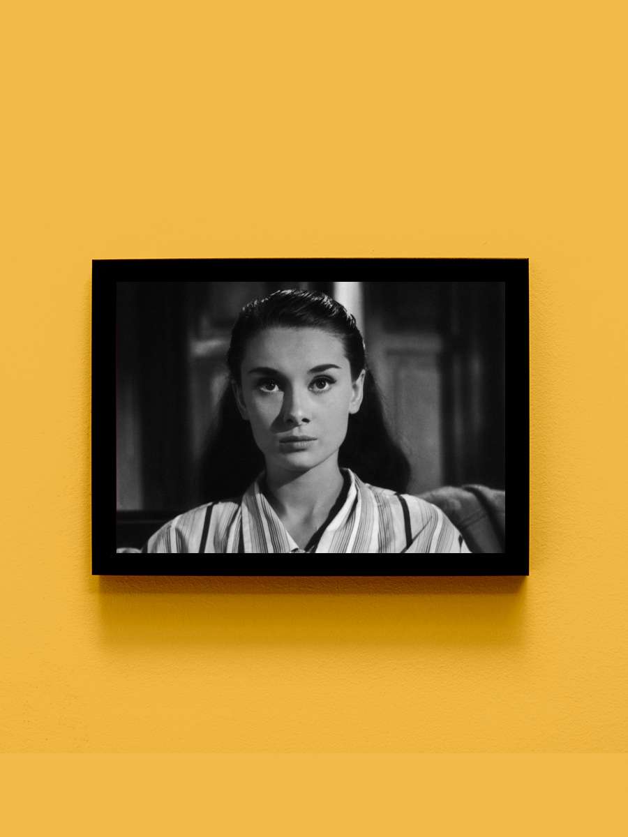 Roma Tatili - Roman Holiday Film Tablo Siyah Çerçeveli Film Poster Afiş Tablo