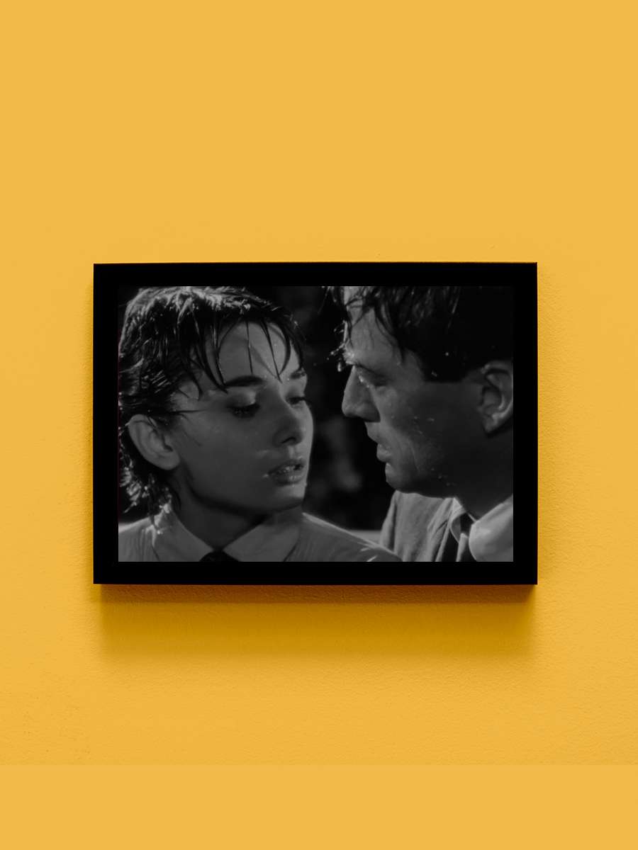 Roma Tatili - Roman Holiday Film Tablo Siyah Çerçeveli Film Poster Afiş Tablo