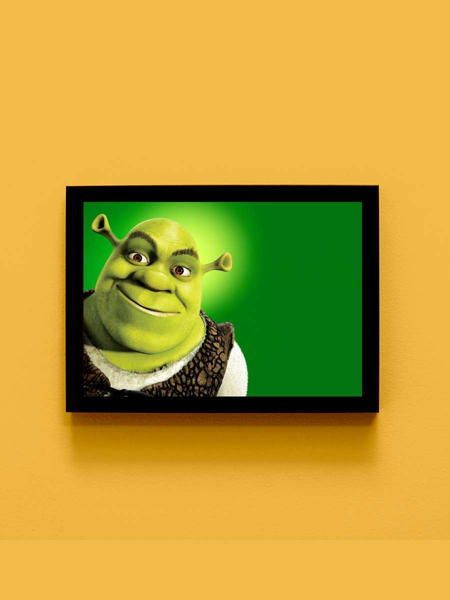 Şrek - Shrek Film Tablo Siyah Çerçeveli Film Poster Afiş Tablo