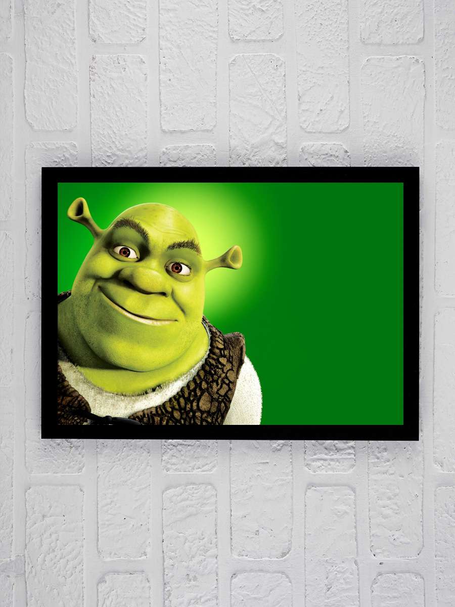 Şrek - Shrek Film Tablo Siyah Çerçeveli Film Poster Afiş Tablo