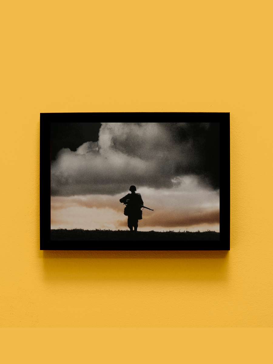 Er Ryan'ı Kurtarmak - Saving Private Ryan Film Tablo Siyah Çerçeveli Film Poster Afiş Tablo