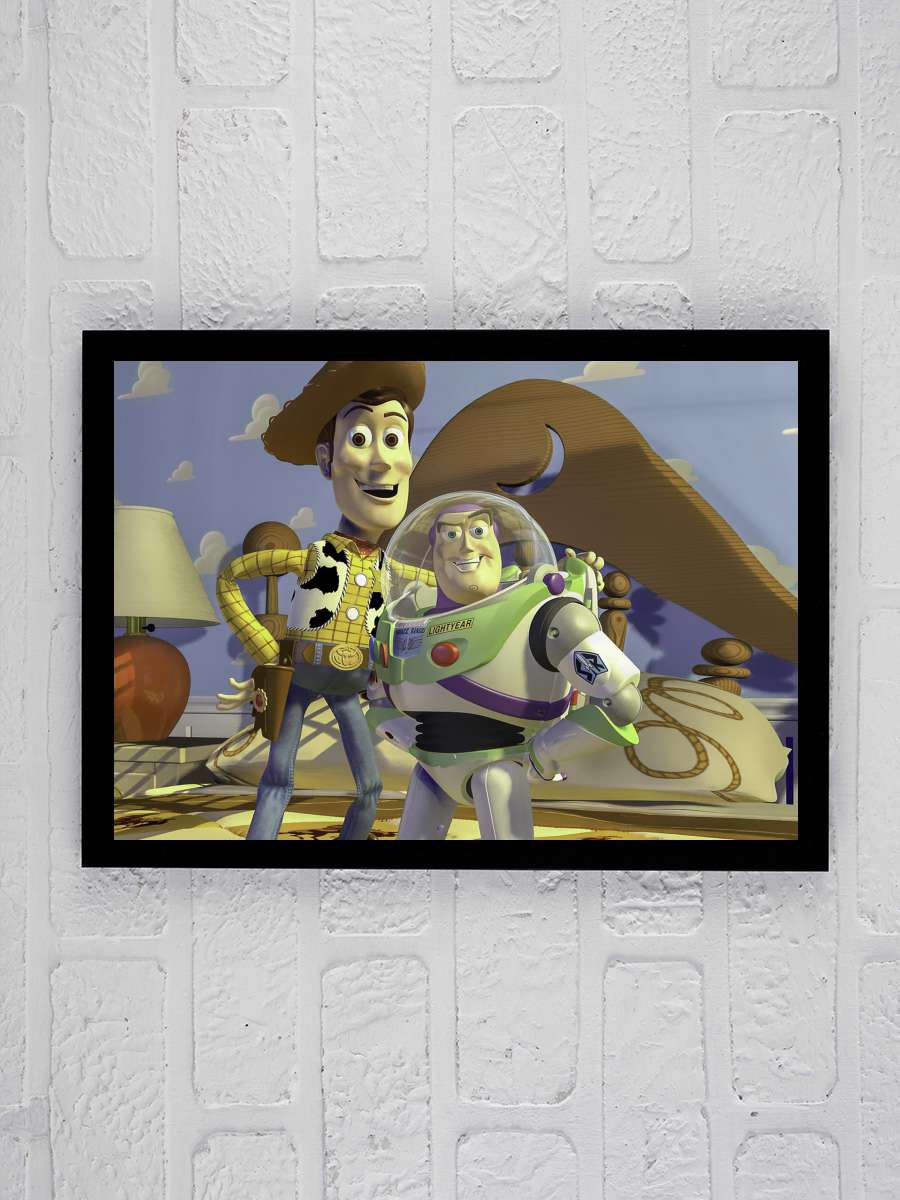 Oyuncak Hikayesi - Toy Story Film Tablo Siyah Çerçeveli Film Poster Afiş Tablo