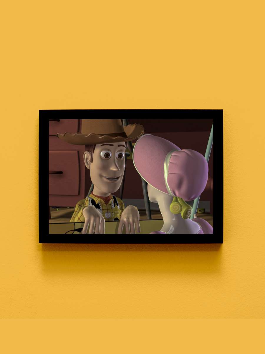 Oyuncak Hikayesi - Toy Story Film Tablo Siyah Çerçeveli Film Poster Afiş Tablo