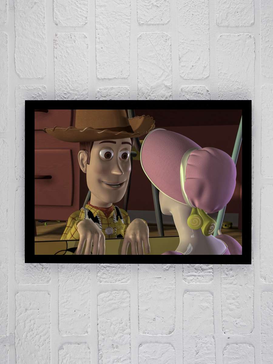 Oyuncak Hikayesi - Toy Story Film Tablo Siyah Çerçeveli Film Poster Afiş Tablo