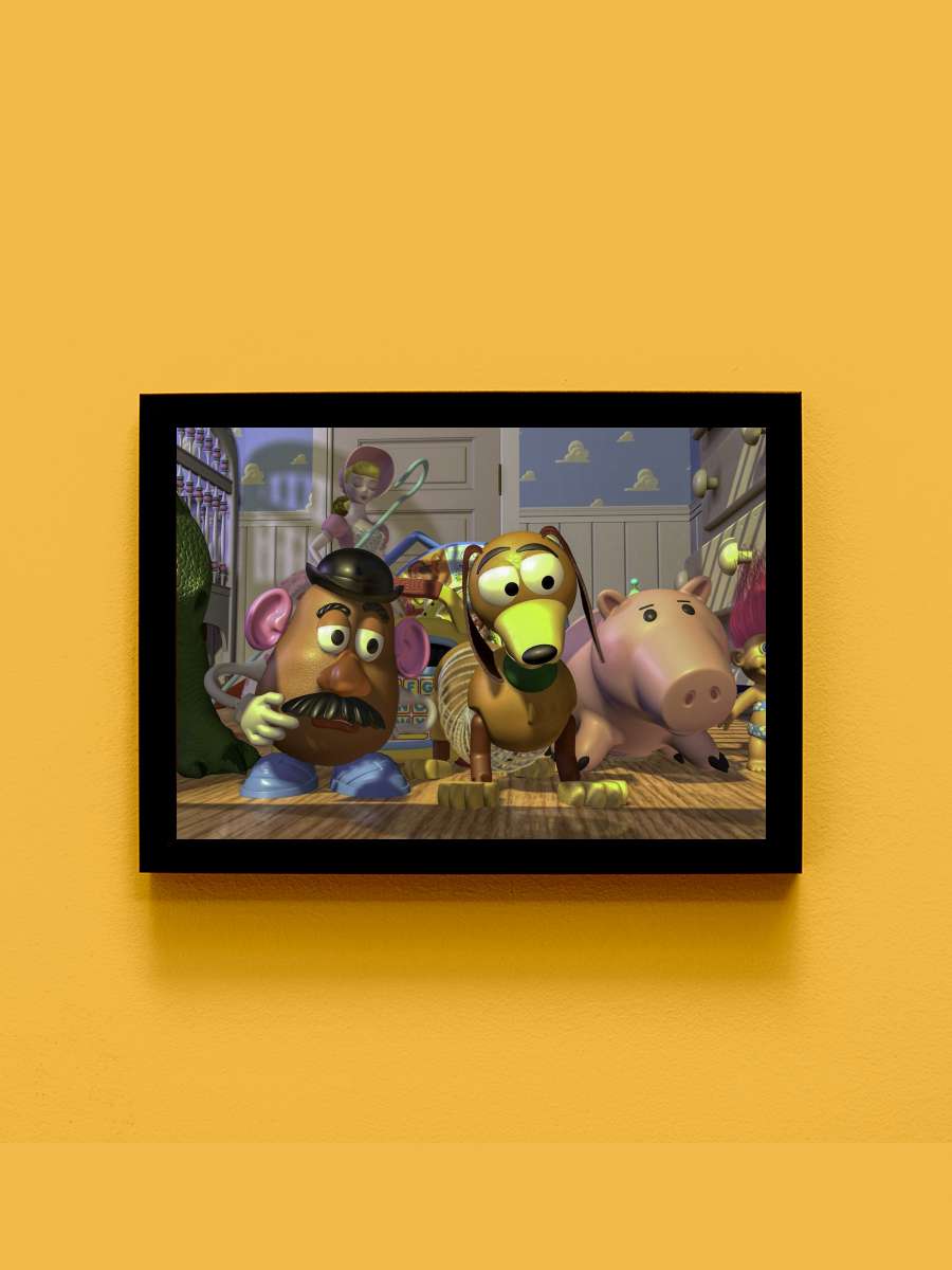 Oyuncak Hikayesi - Toy Story Film Tablo Siyah Çerçeveli Film Poster Afiş Tablo