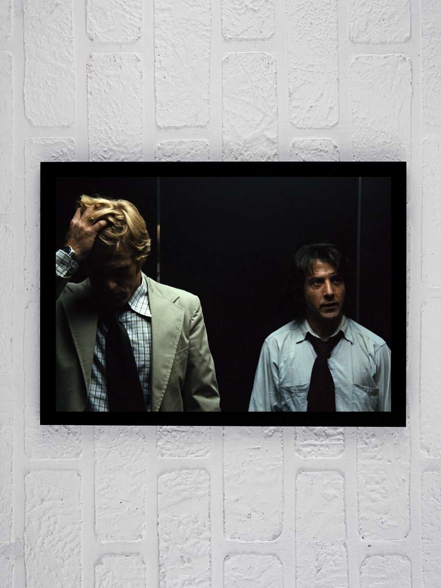 Başkanın Bütün Adamları - All the President's Men Film Tablo Siyah Çerçeveli Film Poster Afiş Tablo