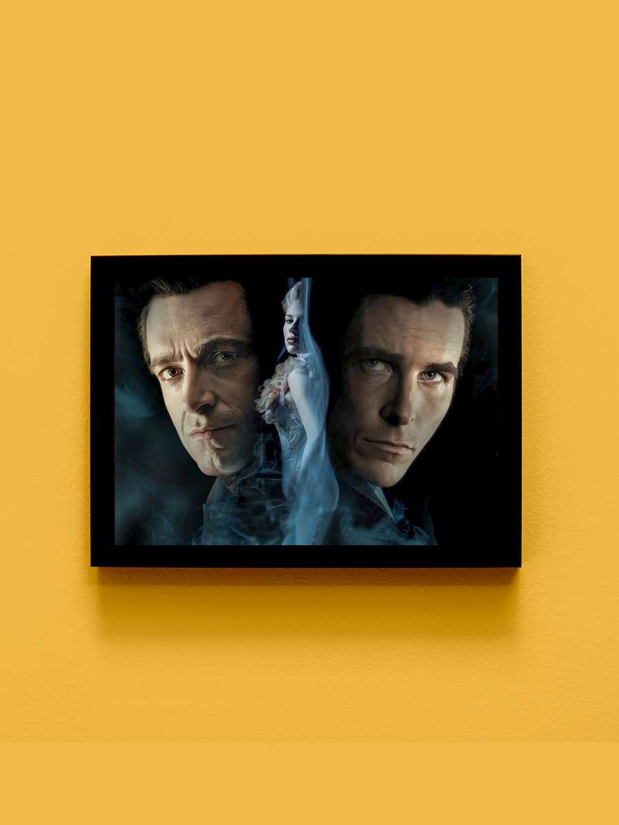 Prestij - The Prestige Film Tablo Siyah Çerçeveli Film Poster Afiş Tablo