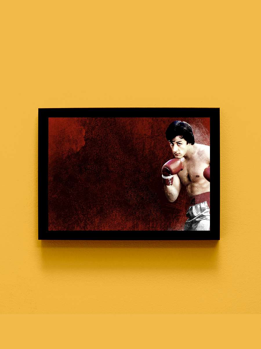 Rocky Film Tablo Siyah Çerçeveli Film Poster Afiş Tablo