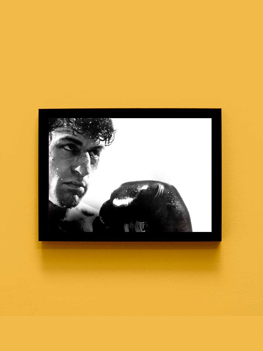 Kızgın Boğa - Raging Bull Film Tablo Siyah Çerçeveli Film Poster Afiş Tablo