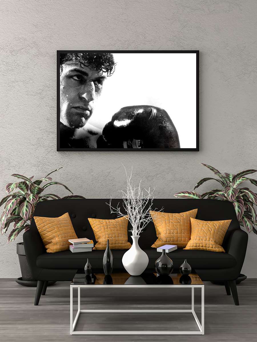 Kızgın Boğa - Raging Bull Film Tablo Siyah Çerçeveli Film Poster Afiş Tablo