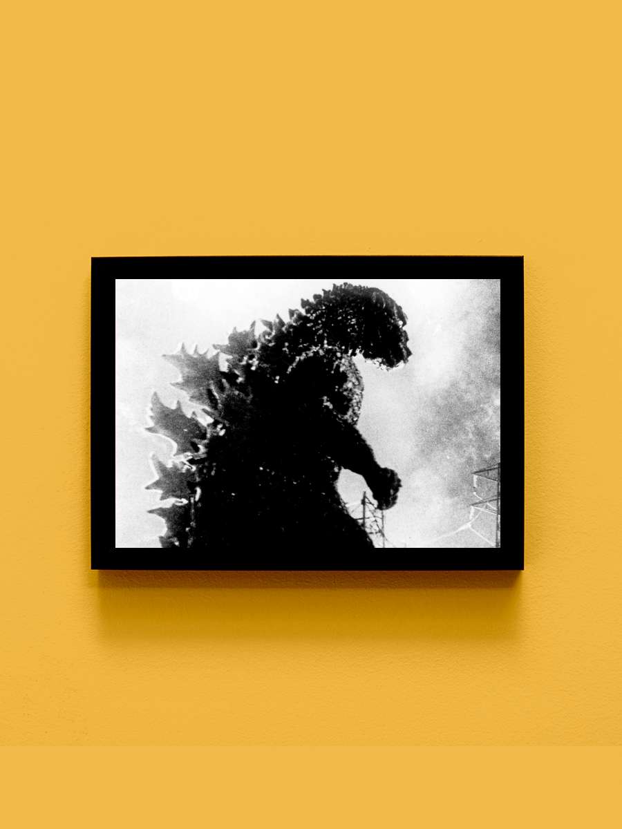 Godzilla - ゴジラ Film Tablo Siyah Çerçeveli Film Poster Afiş Tablo