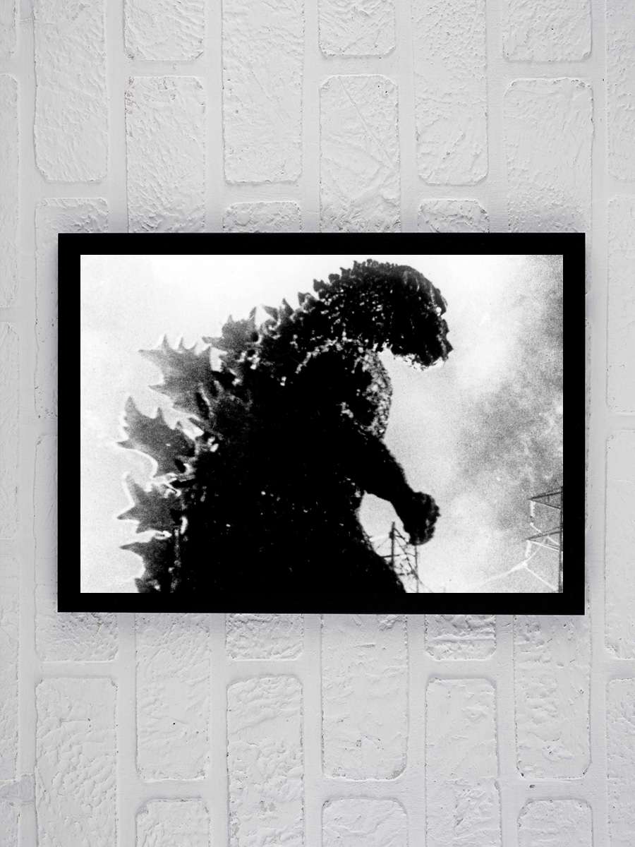 Godzilla - ゴジラ Film Tablo Siyah Çerçeveli Film Poster Afiş Tablo