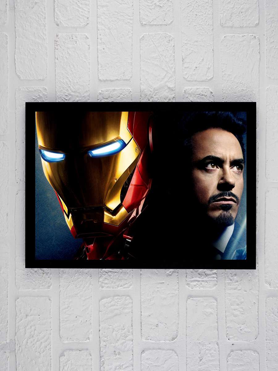 Iron Man Film Tablo Siyah Çerçeveli Film Poster Afiş Tablo