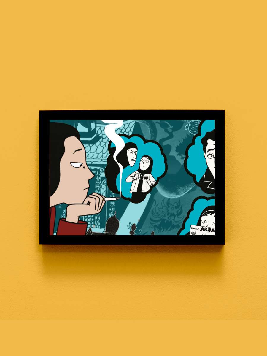 Persepolis Film Tablo Siyah Çerçeveli Film Poster Afiş Tablo