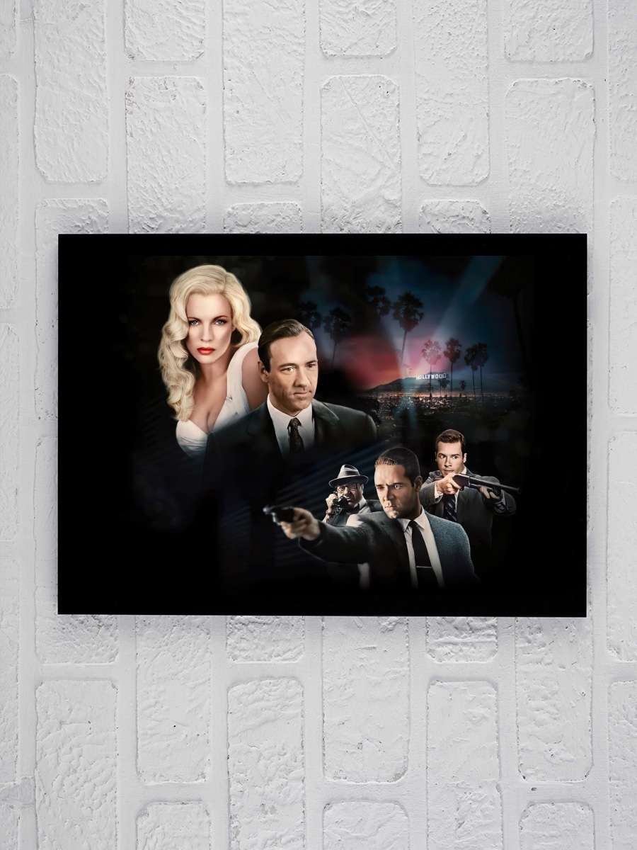 Los Angeles Sırları - L.A. Confidential Film Tablo Siyah Çerçeveli Film Poster Afiş Tablo